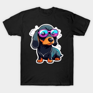 Dachshund Dog Illustration T-Shirt